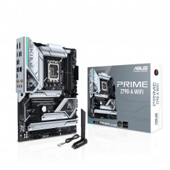 ASUS PRIME Z790-A WIFI, Socket 1700, 18Phases, Intel® Z790 (14/13/12th Gen CPU), CPU iGPU, HDMI, DP, Dual 4xDDR5-7200, 2xPCIe x16 5.0, 4xSATA3, RAID, 4xM.2 4.0, 1xPCIe X4, 1xPCIe X1, Realtek S1220A, 2.5GbE LAN, WiFi6/BT, 1xUSB-C 3.2 Gen2x2, 4xUSB 3.2Gen2(